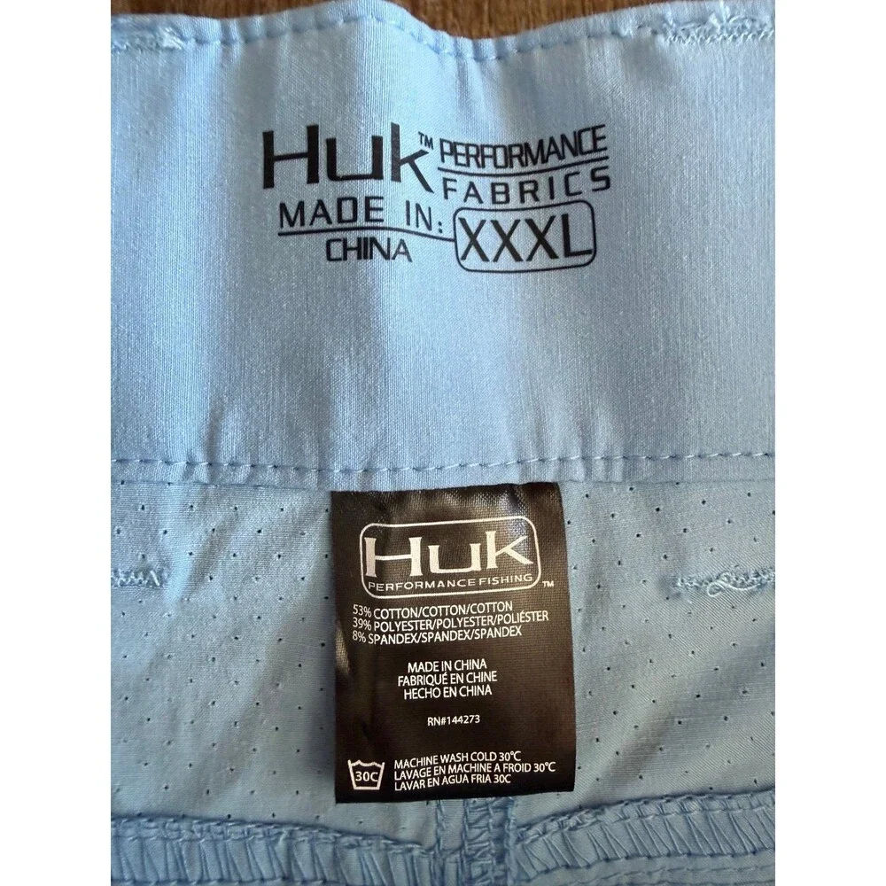 Men’s Huk Next Level 7” Shorts Sz. XXXL NWT Blue